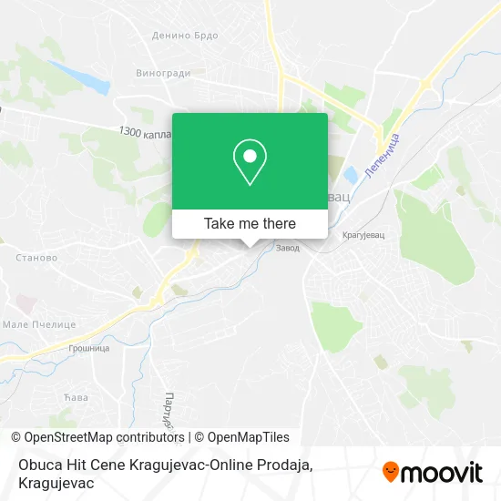 Obuca Hit Cene Kragujevac-Online Prodaja map