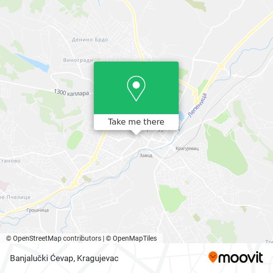 Banjalučki Ćevap map
