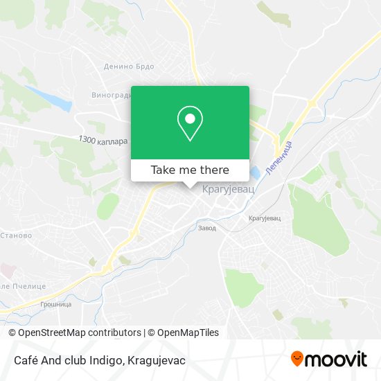Café And club Indigo map
