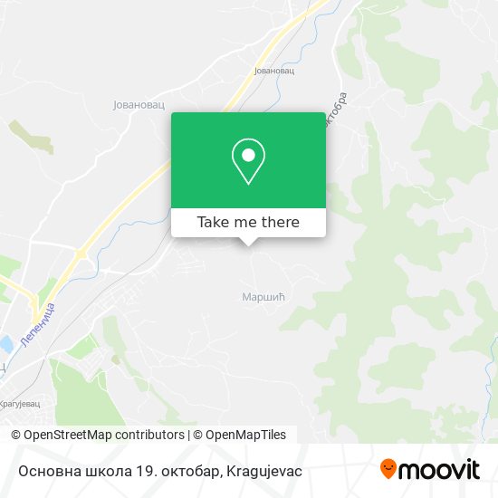 Основна школа 19. октобар map