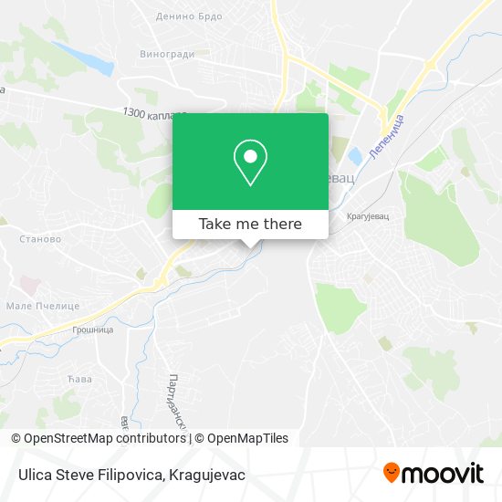 Ulica Steve Filipovica map