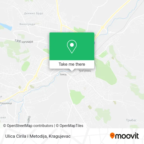 Ulica Cirila i Metodija map
