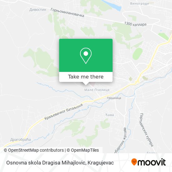 Osnovna skola Dragisa Mihajlovic map