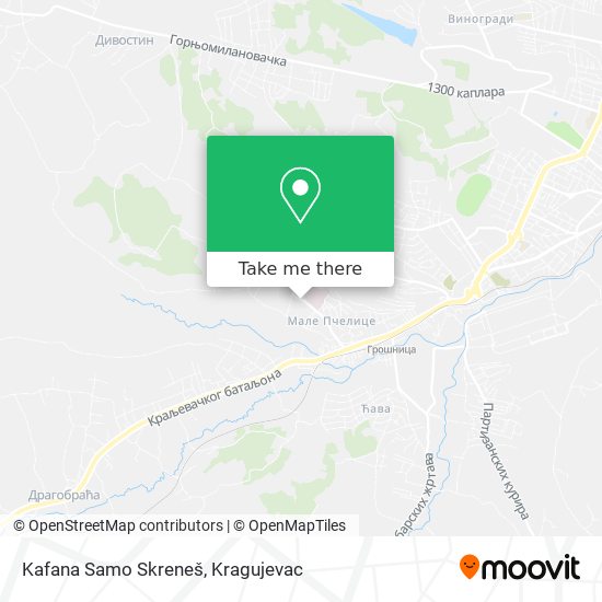 Kafana Samo Skreneš map