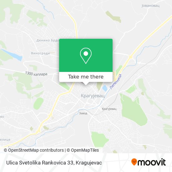 Ulica Svetolika Rankovica 33 map