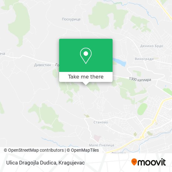 Ulica Dragojla Dudica map