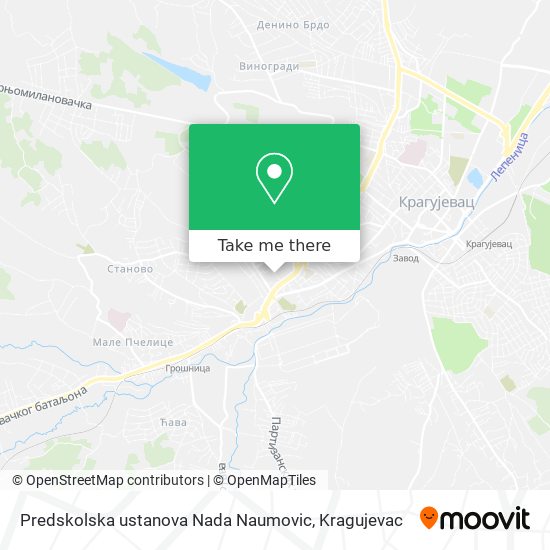 Predskolska ustanova Nada Naumovic map