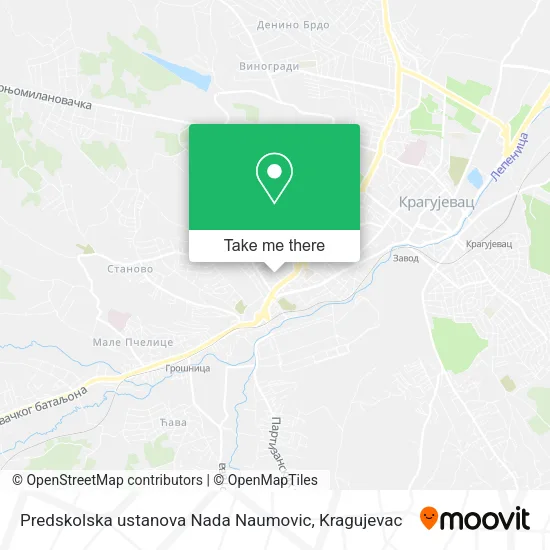 Predskolska ustanova Nada Naumovic map