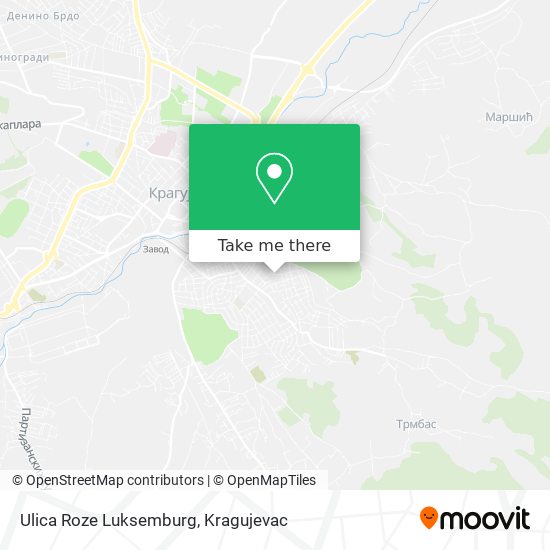 Ulica Roze Luksemburg map