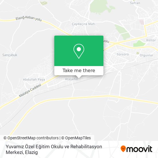 Yuvamız Özel Eğitim Okulu ve Rehabilitasyon Merkezi map