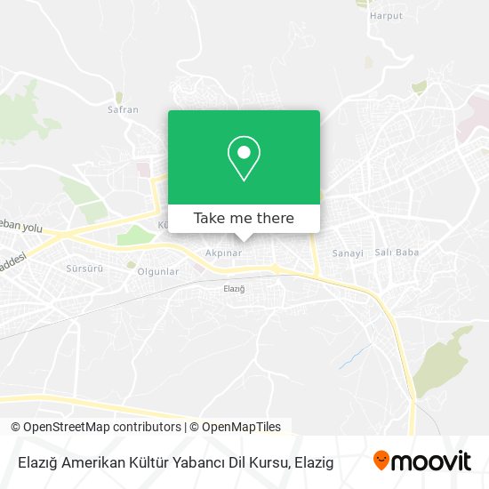 Elazığ Amerikan Kültür Yabancı Dil Kursu map