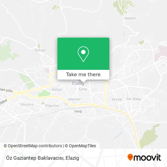 Öz Gaziantep Baklavacısı map