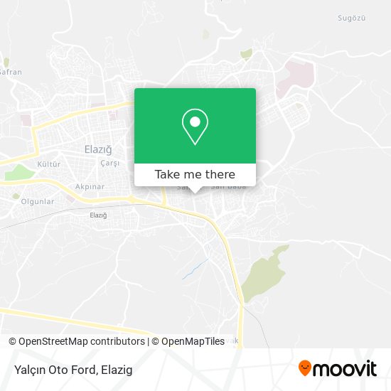 Yalçın Oto Ford map