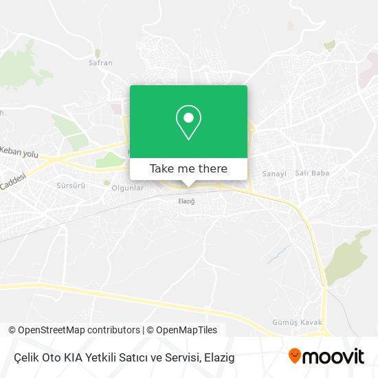 Çelik Oto KIA Yetkili Satıcı ve Servisi map