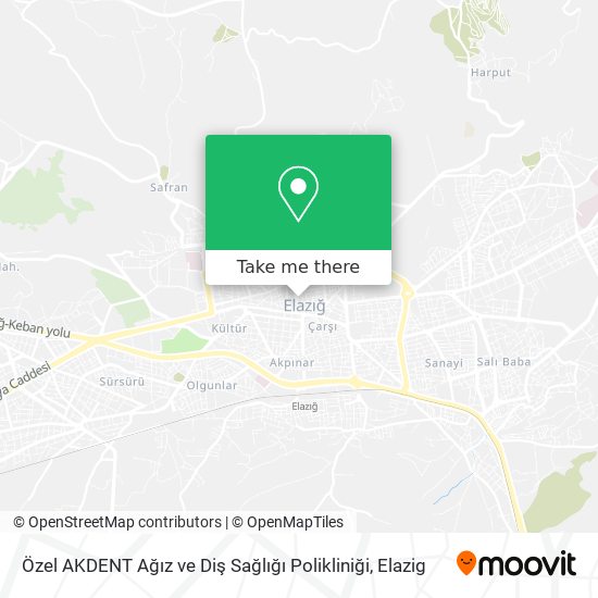 Özel AKDENT Ağız ve Diş Sağlığı Polikliniği map