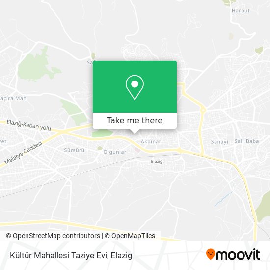 Kültür Mahallesi Taziye Evi map