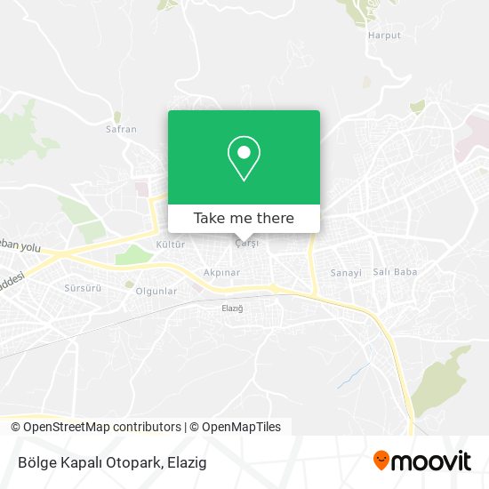 Bölge Kapalı Otopark map