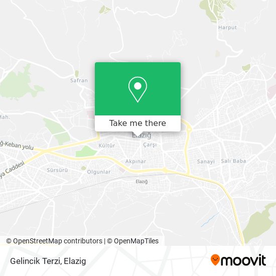 Gelincik Terzi map