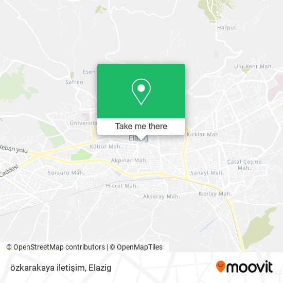 özkarakaya iletişim map