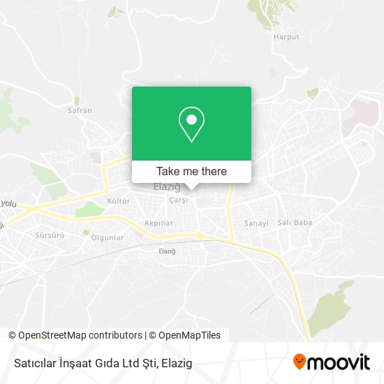 Satıcılar İnşaat Gıda Ltd Şti map