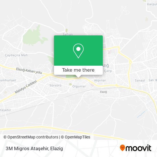 3M Migros Ataşehir map