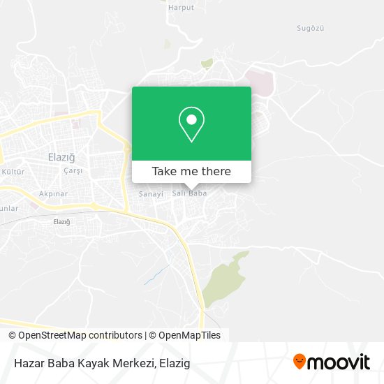 Hazar Baba Kayak Merkezi map