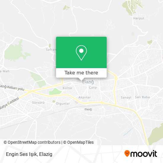 Engin Ses Işık map