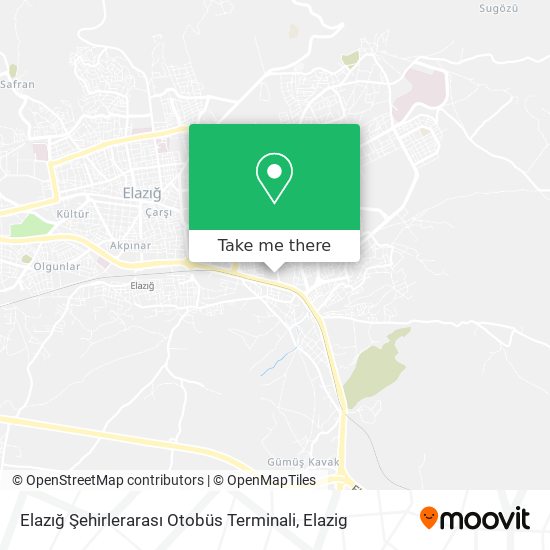 Elazığ Şehirlerarası Otobüs Terminali map