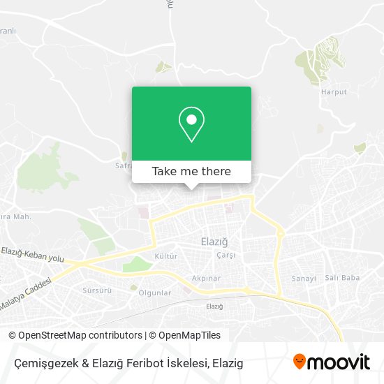Çemişgezek & Elazığ Feribot İskelesi map