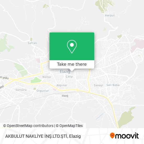 AKBULUT NAKLİYE İNŞ.LTD.ŞTİ map