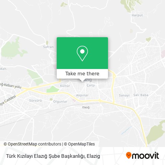 Türk Kızılayı Elazığ Şube Başkanlığı map