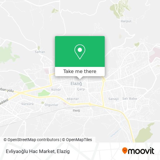 Evliyaoğlu Hac Market map