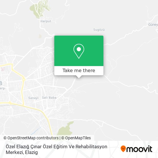 Özel Elazığ Çınar Özel Eğitim Ve Rehabilitasyon Merkezi map