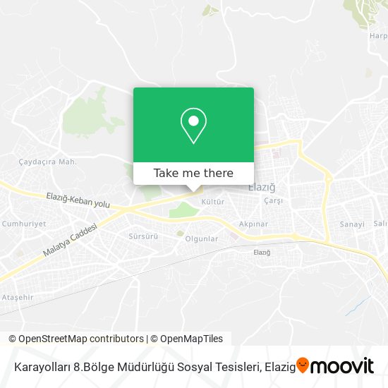 Karayolları 8.Bölge Müdürlüğü Sosyal Tesisleri map