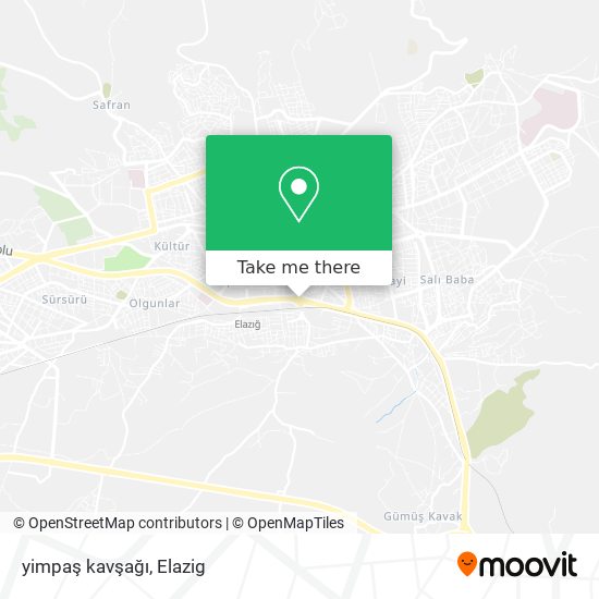 yimpaş kavşağı map