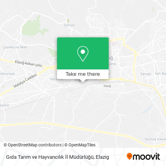 Gıda Tarım ve Hayvancılık İl Müdürlüğü map