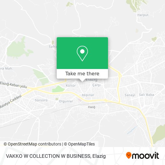 VAKKO W COLLECTION W BUSINESS map