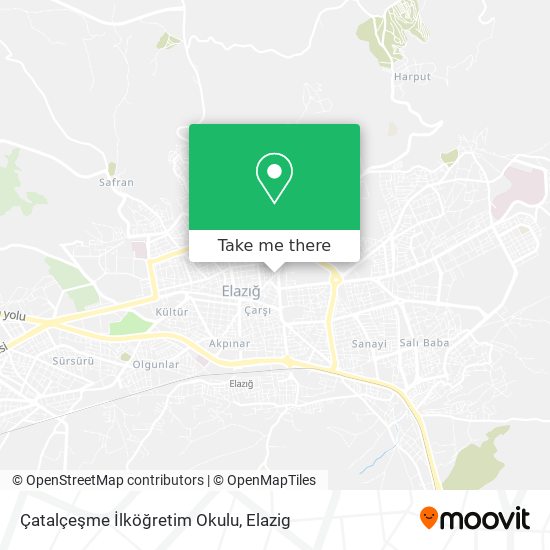 Çatalçeşme İlköğretim Okulu map