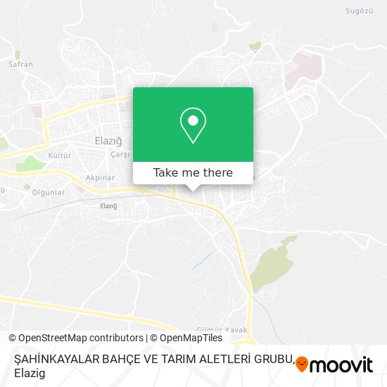 ŞAHİNKAYALAR BAHÇE VE TARIM ALETLERİ GRUBU map