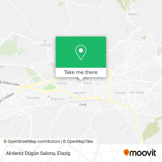 Akdeniz Dügün Salonu map