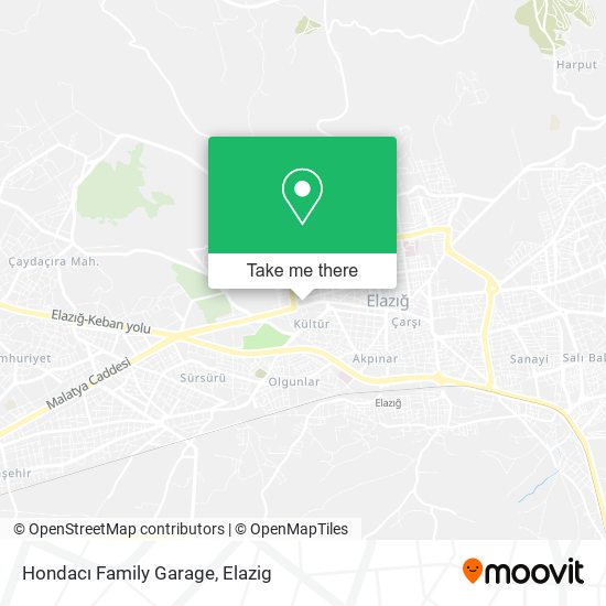 Hondacı Family Garage map