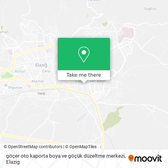 göçer oto kaporta boya ve göçük düzeltme merkezi map