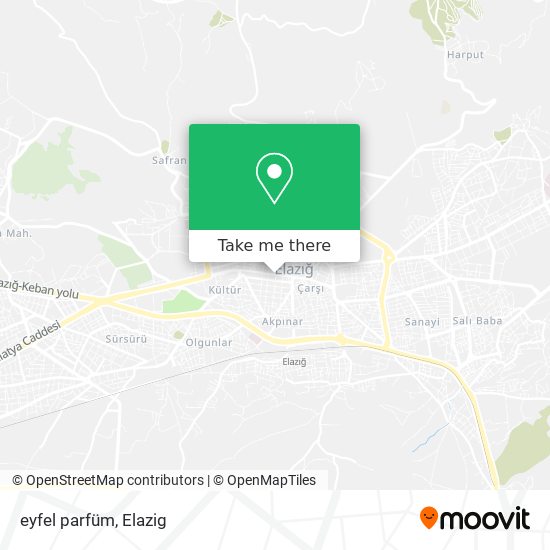 eyfel parfüm map