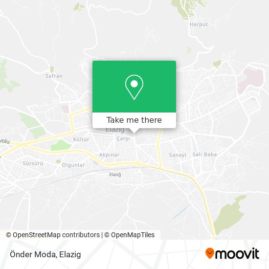 Önder Moda map