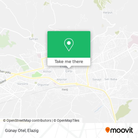 Günay Otel map
