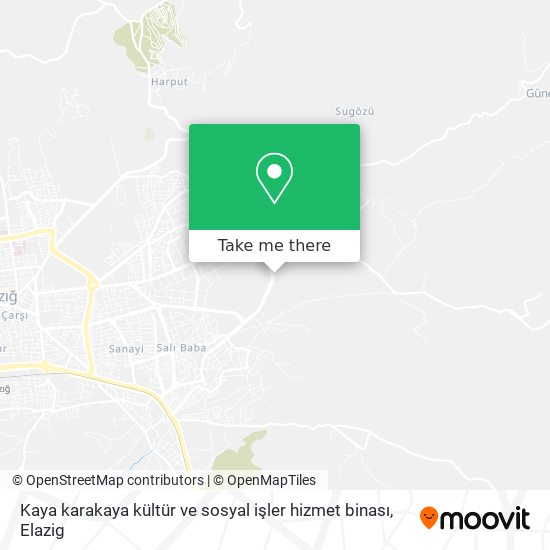 Kaya karakaya kültür ve sosyal işler hizmet binası map