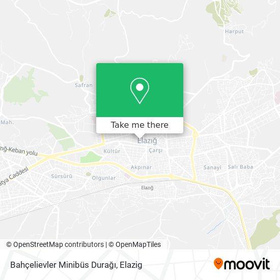 Bahçelievler Minibüs Durağı map