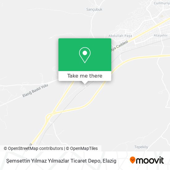 Şemsettin Yılmaz Yılmazlar Ticaret Depo map