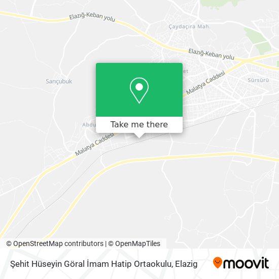 Şehit Hüseyin Göral İmam Hatip Ortaokulu map