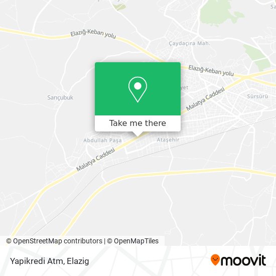 Yapikredi Atm map